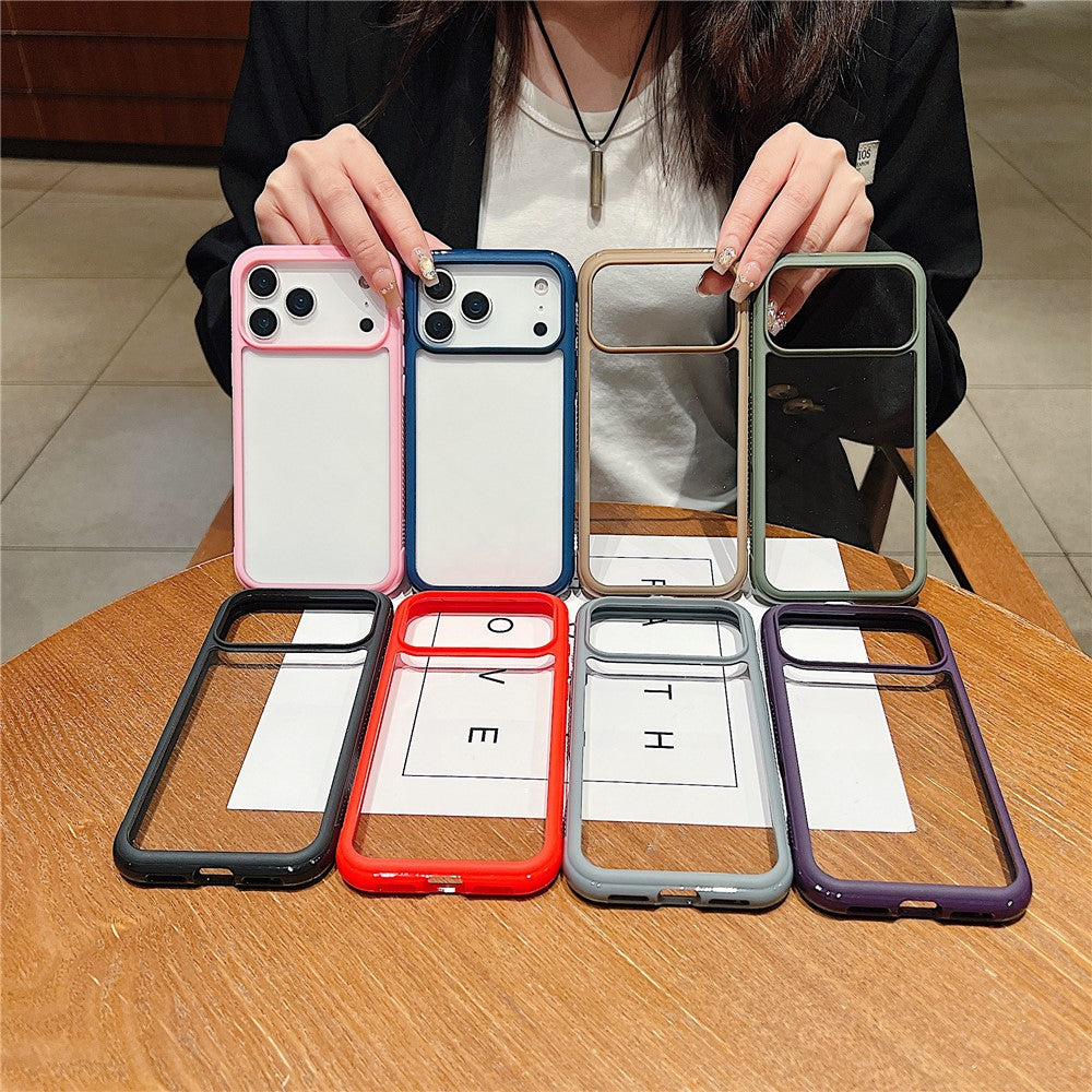 For iPhone 17 Pro Case TPU + PC Transparent Protective Phone Cover