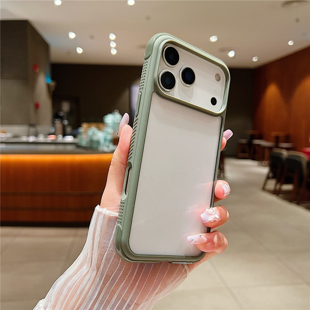 Coque de protection transparente en TPU et PC pour iPhone 17 Pro