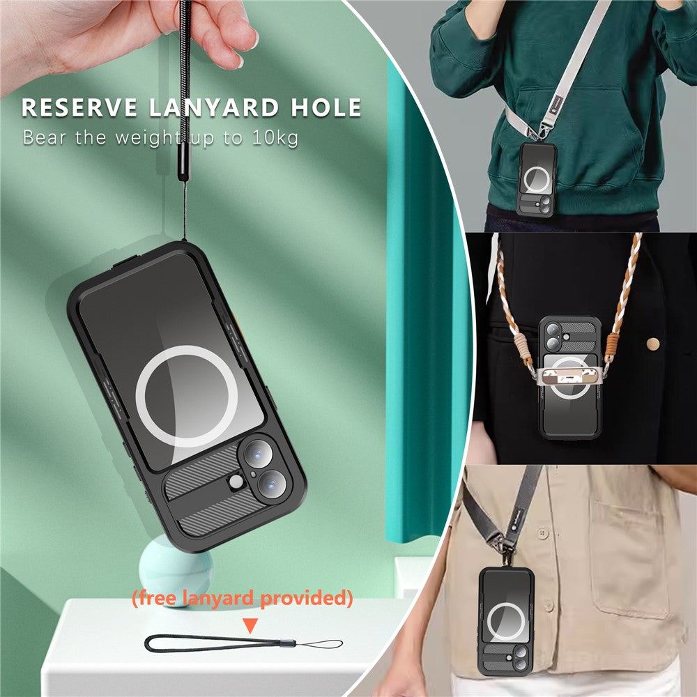 SHELLBOX For iPhone 17 IP68 Waterproof Case Compatible with MagSafe Clear Phone Cover