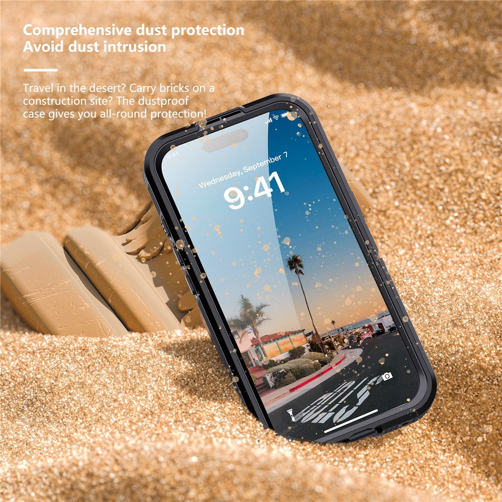 SHELLBOX For iPhone 17 IP68 Waterproof Case Compatible with MagSafe Clear Phone Cover