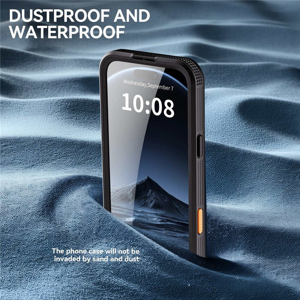 SHELLBOX For iPhone 17 Pro Max IP68 Waterproof Case Compatible with MagSafe Clear Phone Cover