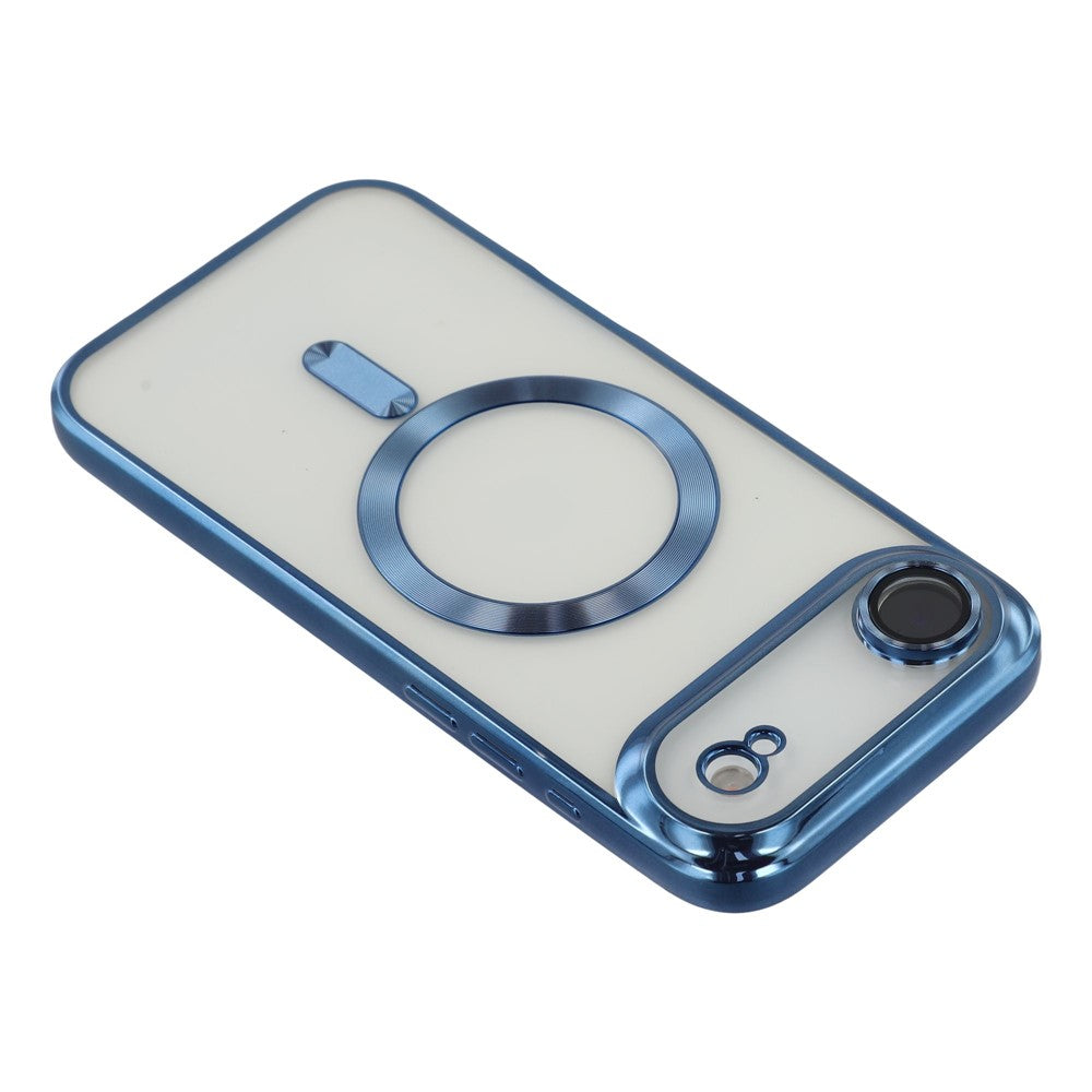 For iPhone Air Magnetic Case CD Veins Glass Lens Guard TPU Phone Back Cover