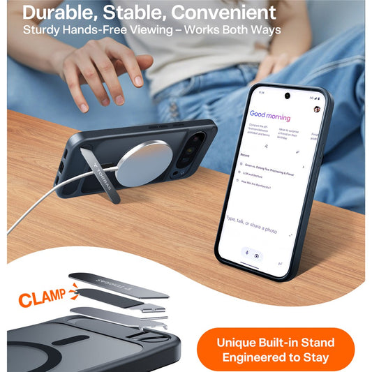 TORRAS Ostand L1 – Coque avec béquille intégrée compatible MagSafe pour Google Pixel 10 Pro XL
