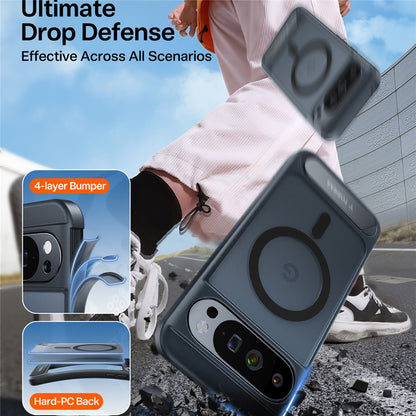 TORRAS Ostand L1 Series For Google Pixel 10 Pro XL Case Kickstand TPU + PC Phone Cover Compatible with MagSafe