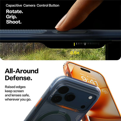 TORRAS Ostand Q3 Air Series – Coque pour iPhone 17 Pro Max avec Support Intégré