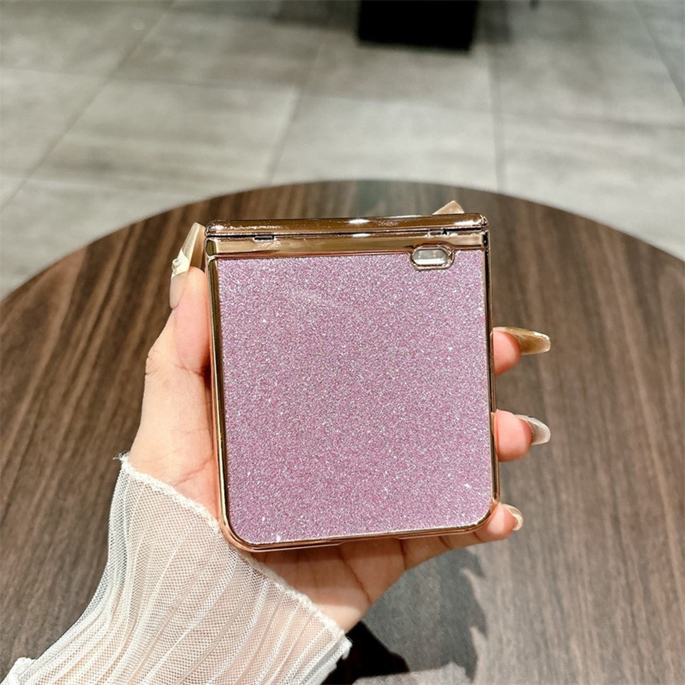 For Honor Magic V Flip 2 Case Hinge Protection Rhinestone Glitter PC Phone Cover