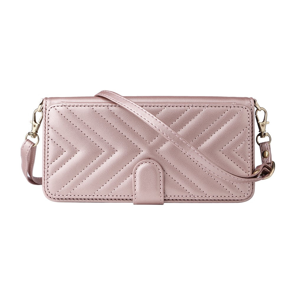 For Motorola Moto G06 4G  /  G06 Power 4G Case with Shoulder  /  Wrist Strap Leather Phone Cover Stand Wallet