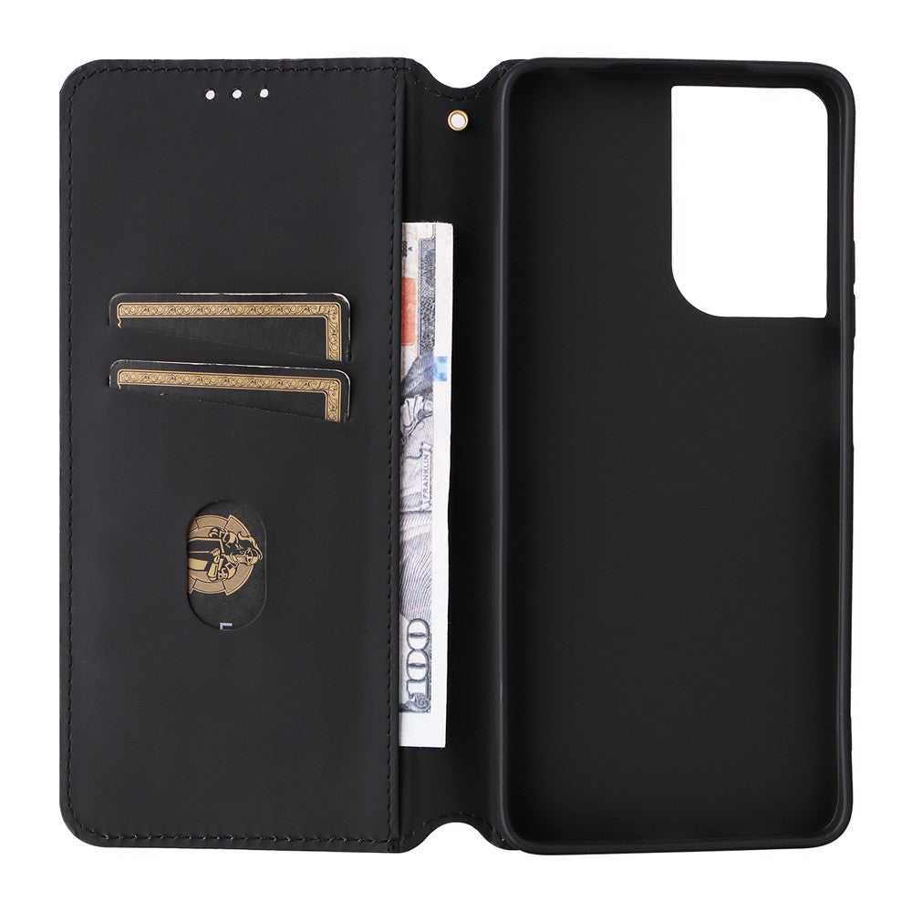 For Motorola Moto G06 4G  /  G06 Power 4G Case Wallet Rhombus Imprinted Leather Phone Cover