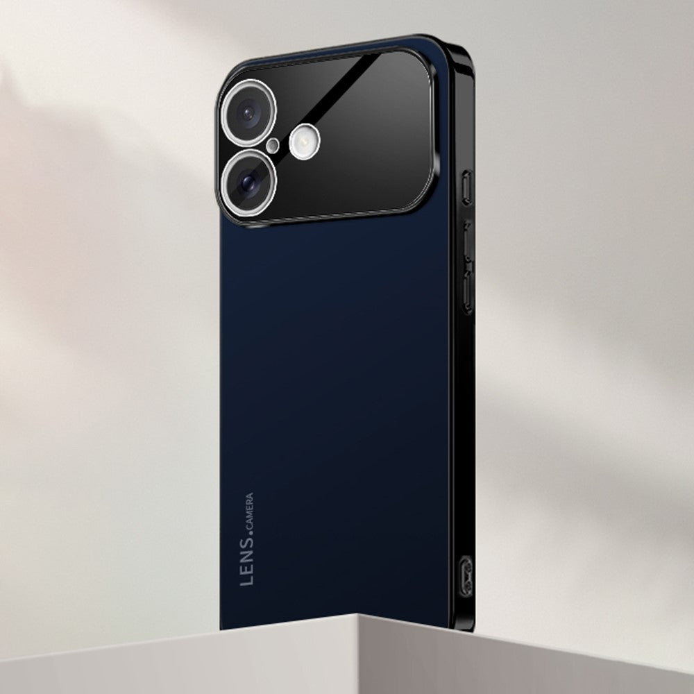 For iPhone 17 Case Acrylic + TPU + Metal Anti-Scratch Phone Cover with Electroplating Frame