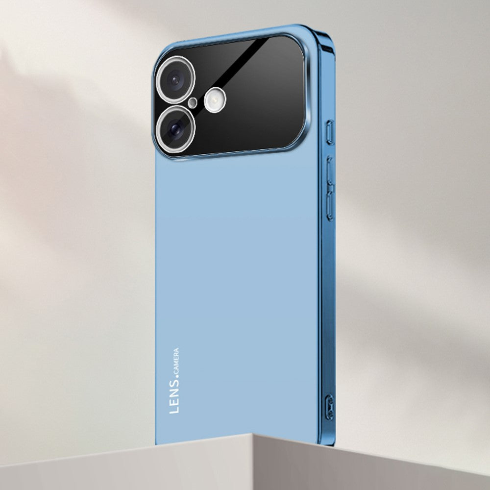 For iPhone 17 Case Acrylic + TPU + Metal Anti-Scratch Phone Cover with Electroplating Frame