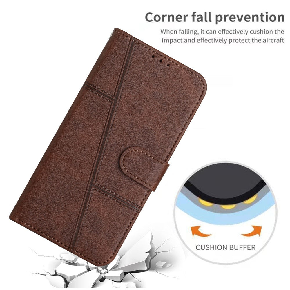 For Xiaomi 15T Leather Phone Case Foldable Stand Wallet Flip Cover with Strap