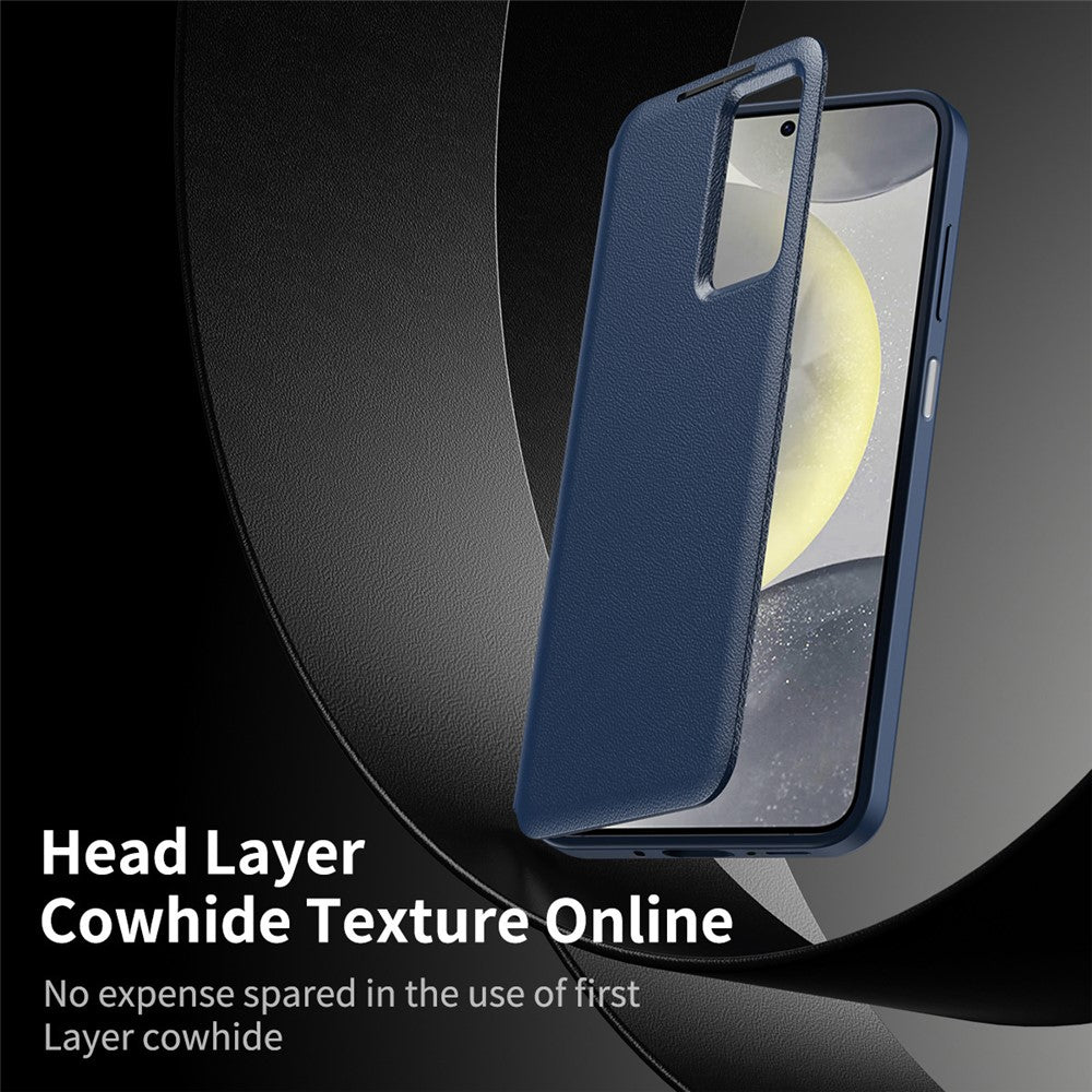 For Samsung Galaxy A17 4G / 5G Case with Card Holder Smart View Window Leather Phone Cover