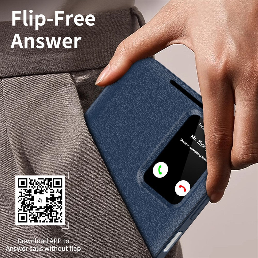 For Samsung Galaxy A17 4G / 5G Case with Card Holder Smart View Window Leather Phone Cover