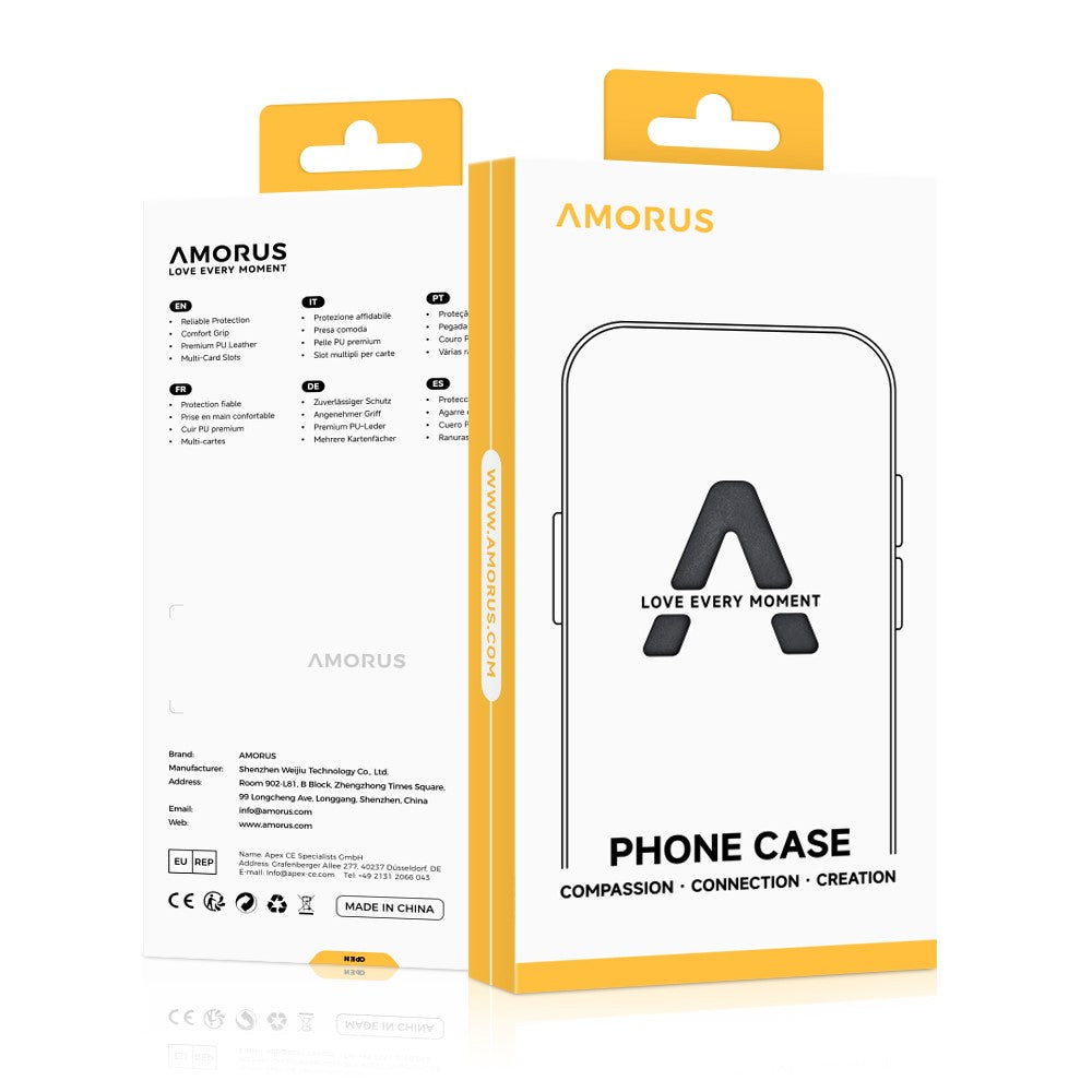 AMORUS For Xiaomi Redmi 15C 4G (EU) (173mm)  /  5G (EU) (173mm) Case Shockproof Soft TPU Rugged Phone Back Cover