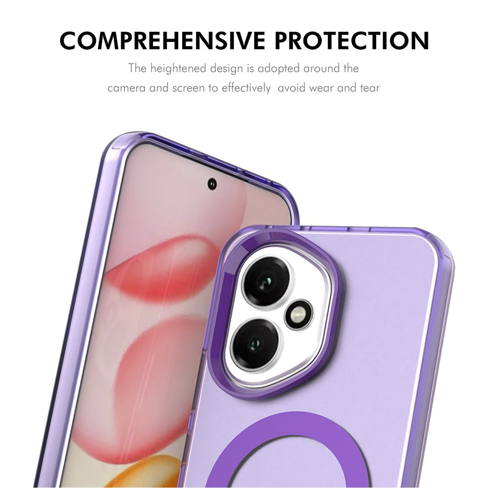 ENKAY HAT PRINCE For Honor 400 5G (Global) Case with 9H Tempered Glass PC TPU Phone Cover Compatible with MagSafe