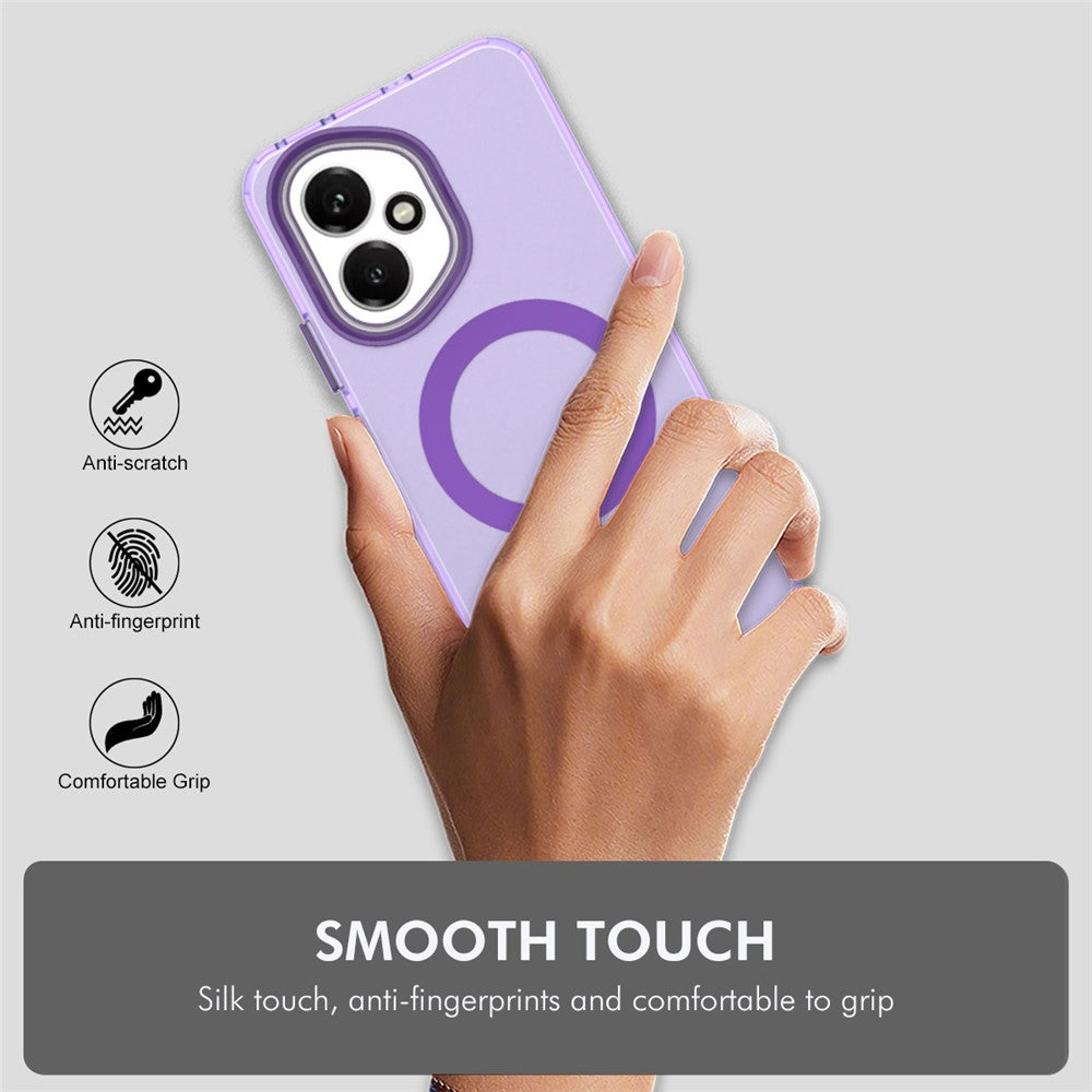 ENKAY HAT PRINCE For Honor 400 5G (Global) Case with 9H Tempered Glass PC TPU Phone Cover Compatible with MagSafe