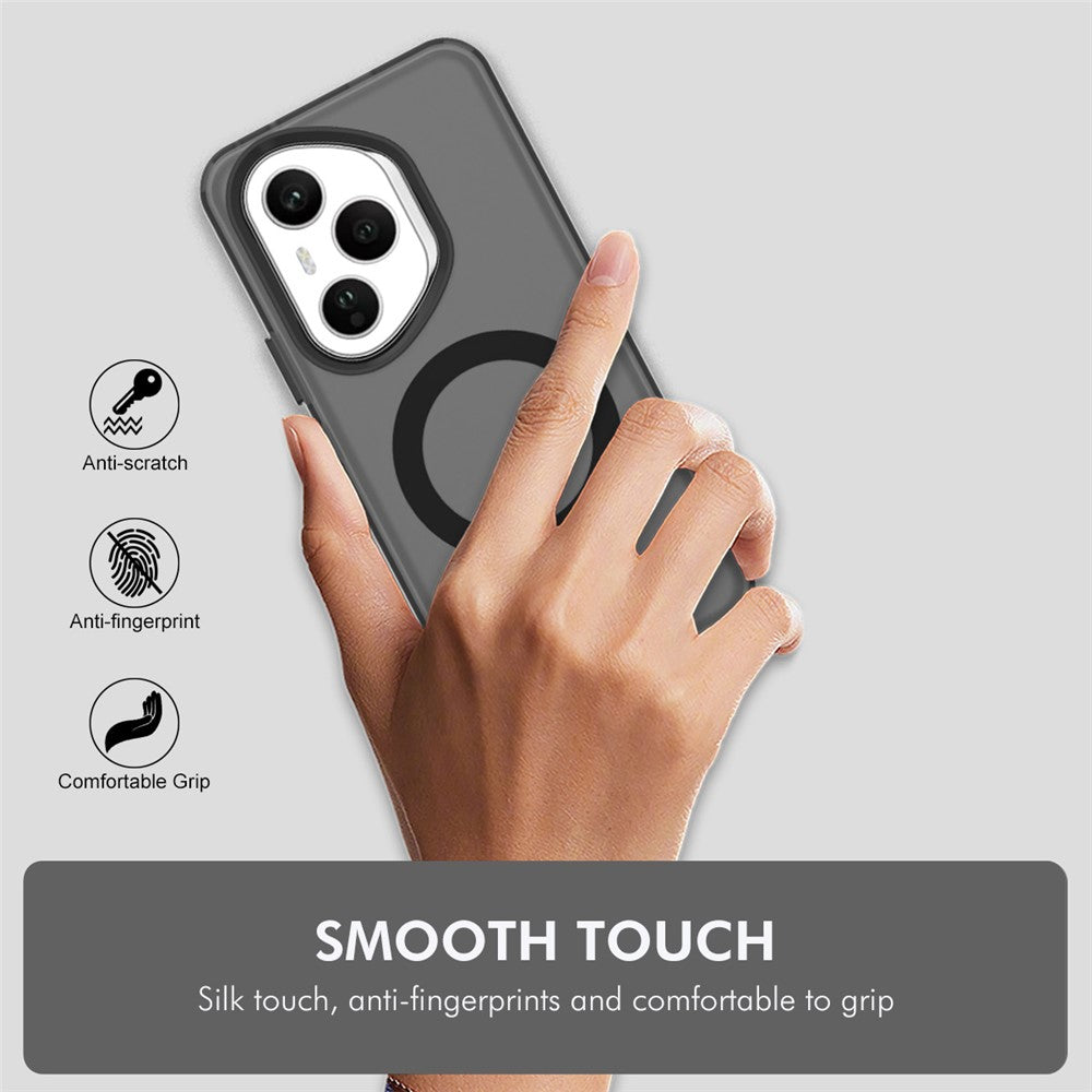 ENKAY Hat-Prince For Honor 400 Pro 5G (Global) Case with Hydrogel Film PC TPU Phone Cover Compatible with MagSafe