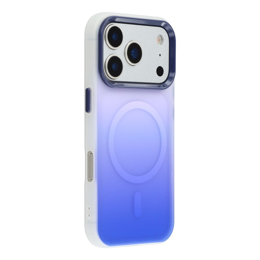 For iPhone 17 Pro Max Case Compatible with MagSafe Gradient Frosted Design PC + TPU Phone Cover