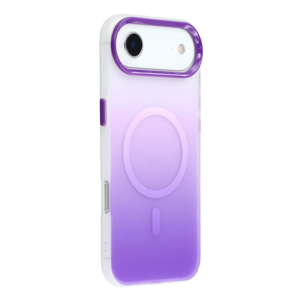 For iPhone Air Case Compatible with MagSafe Gradient Frosted Design PC + TPU Phone Cover