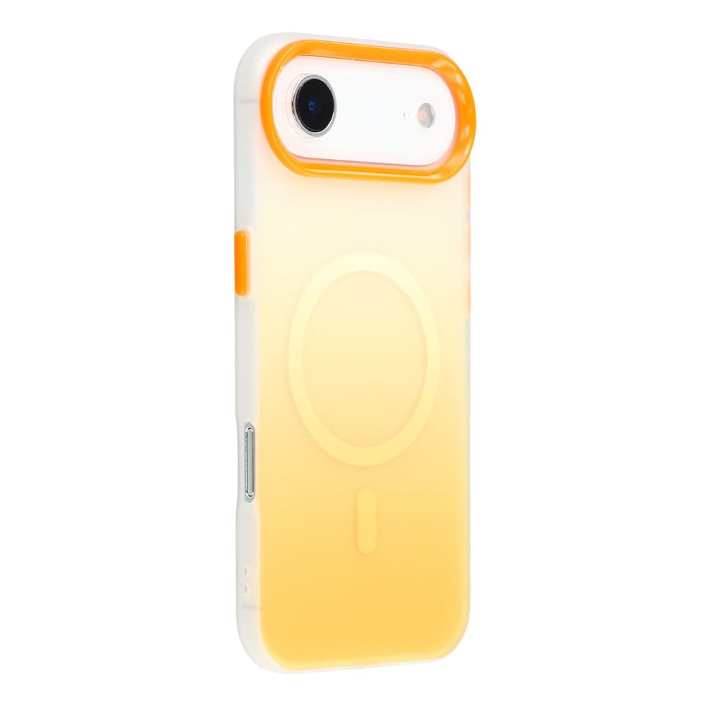 For iPhone Air Case Compatible with MagSafe Gradient Frosted Design PC + TPU Phone Cover