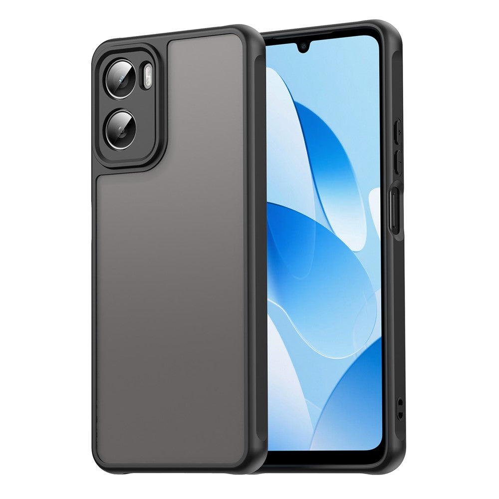 For Motorola Moto G06 4G Case Drop Proof Airbags Frosted Translucent PC + TPU Phone Back Cover