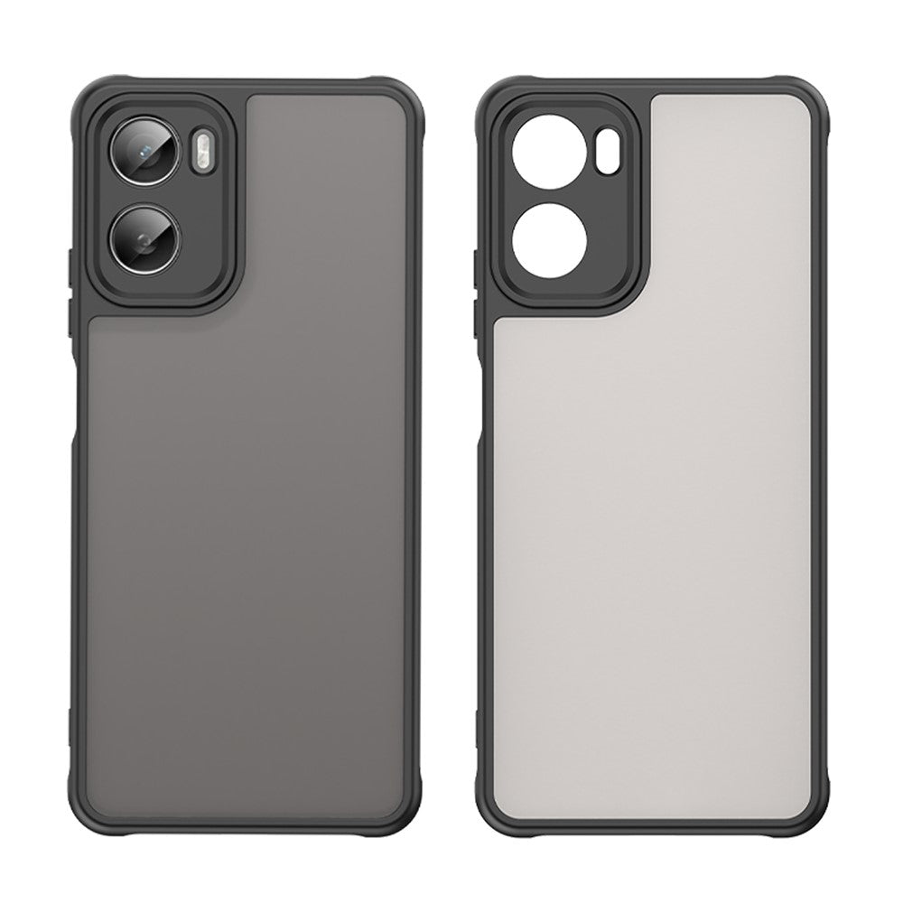 For Motorola Moto G06 4G Case Drop Proof Airbags Frosted Translucent PC + TPU Phone Back Cover