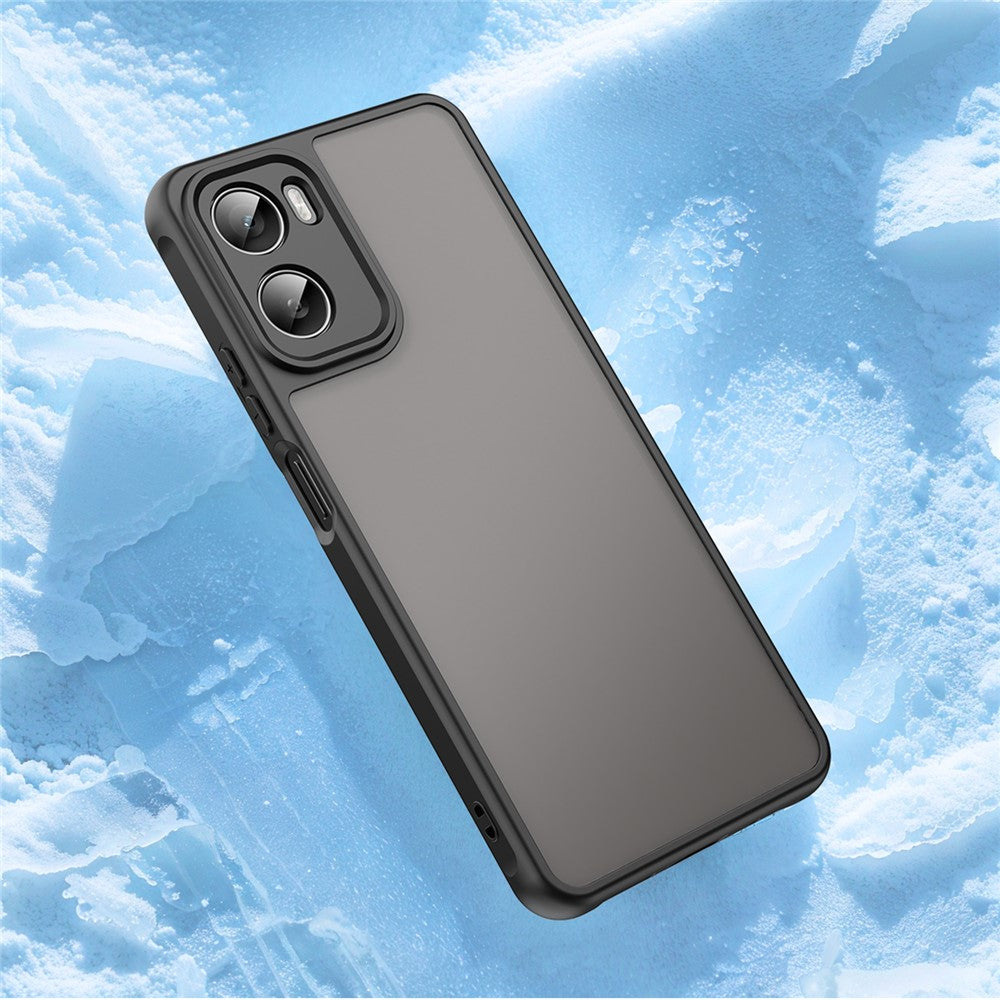 For Motorola Moto G06 4G Case Drop Proof Airbags Frosted Translucent PC + TPU Phone Back Cover