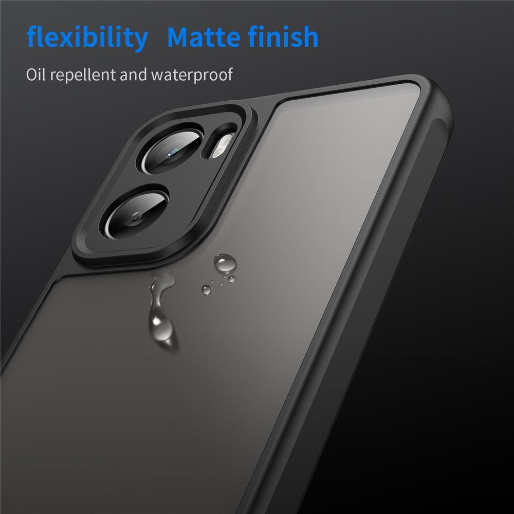 For Motorola Moto G06 4G Case Drop Proof Airbags Frosted Translucent PC + TPU Phone Back Cover