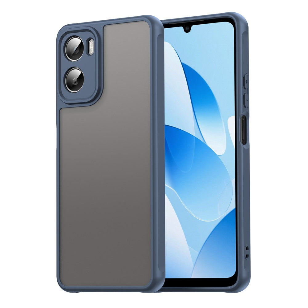 For Motorola Moto G06 4G Case Drop Proof Airbags Frosted Translucent PC + TPU Phone Back Cover