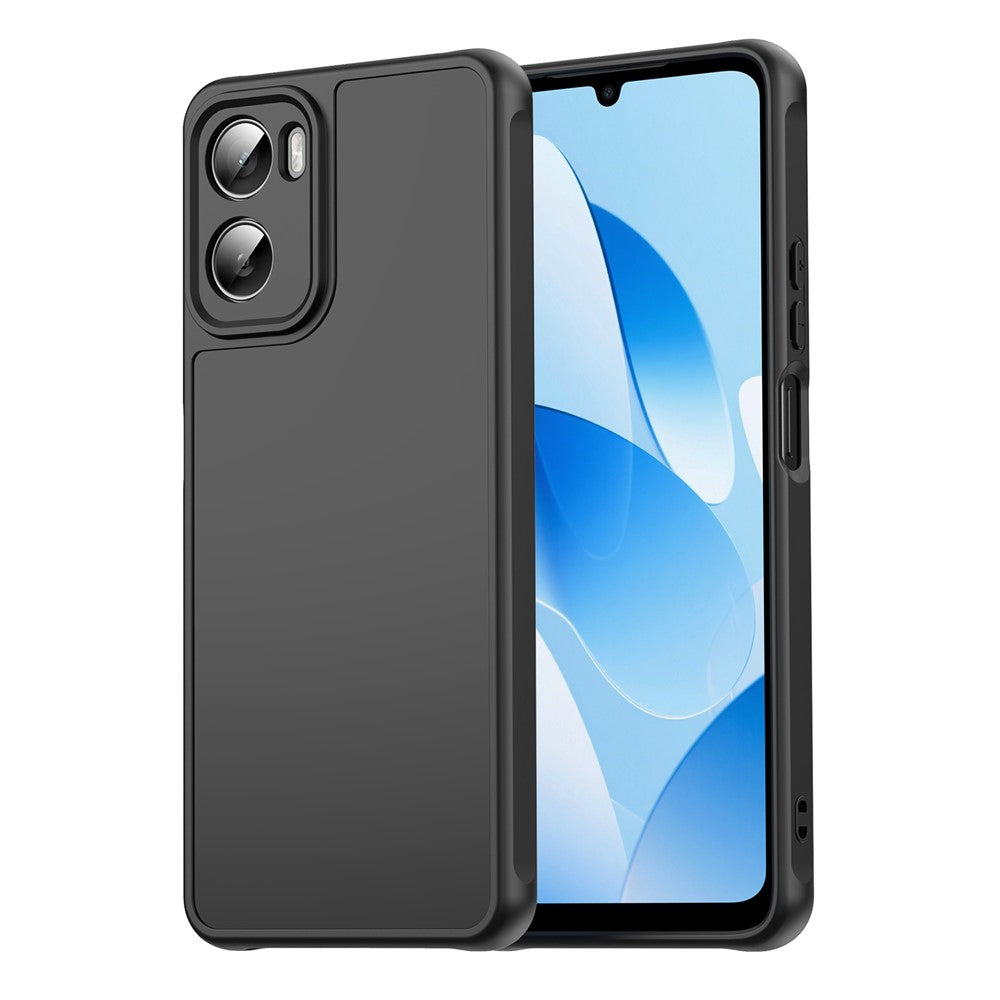 For Motorola Moto G06 4G Case Drop Proof Airbags Frosted Translucent PC + TPU Phone Back Cover