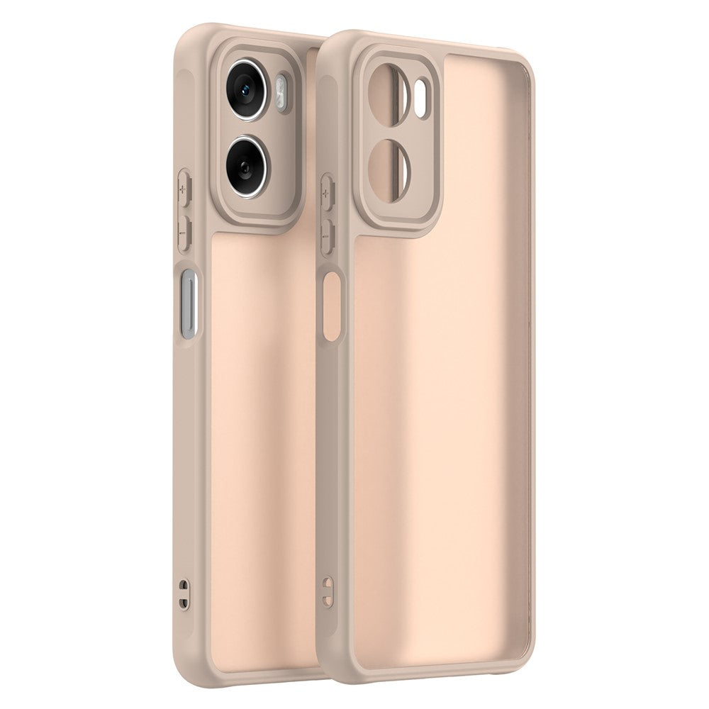 For Motorola Moto G06 4G Case Drop Proof Airbags Frosted Translucent PC + TPU Phone Back Cover