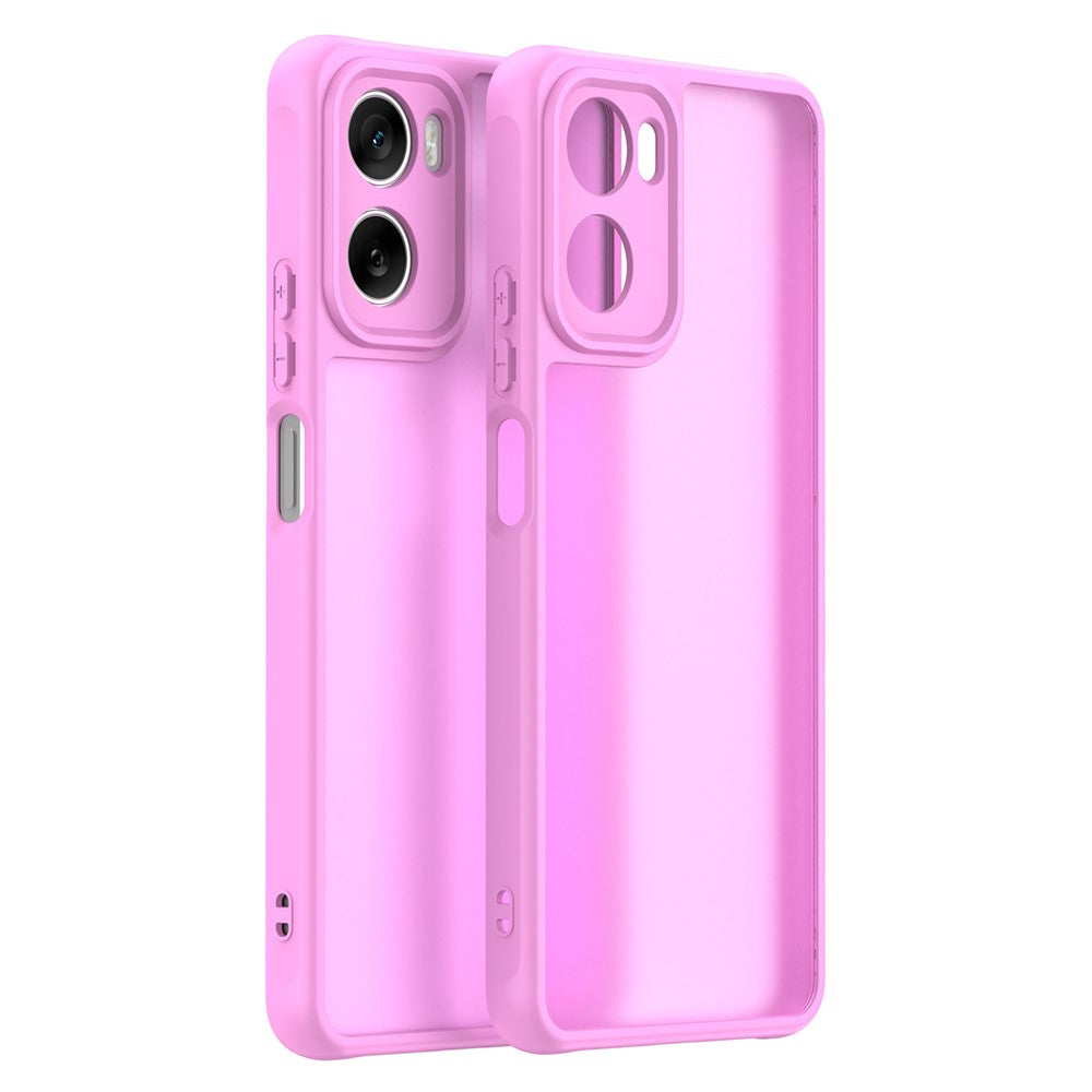 For Motorola Moto G06 4G Case Drop Proof Airbags Frosted Translucent PC + TPU Phone Back Cover