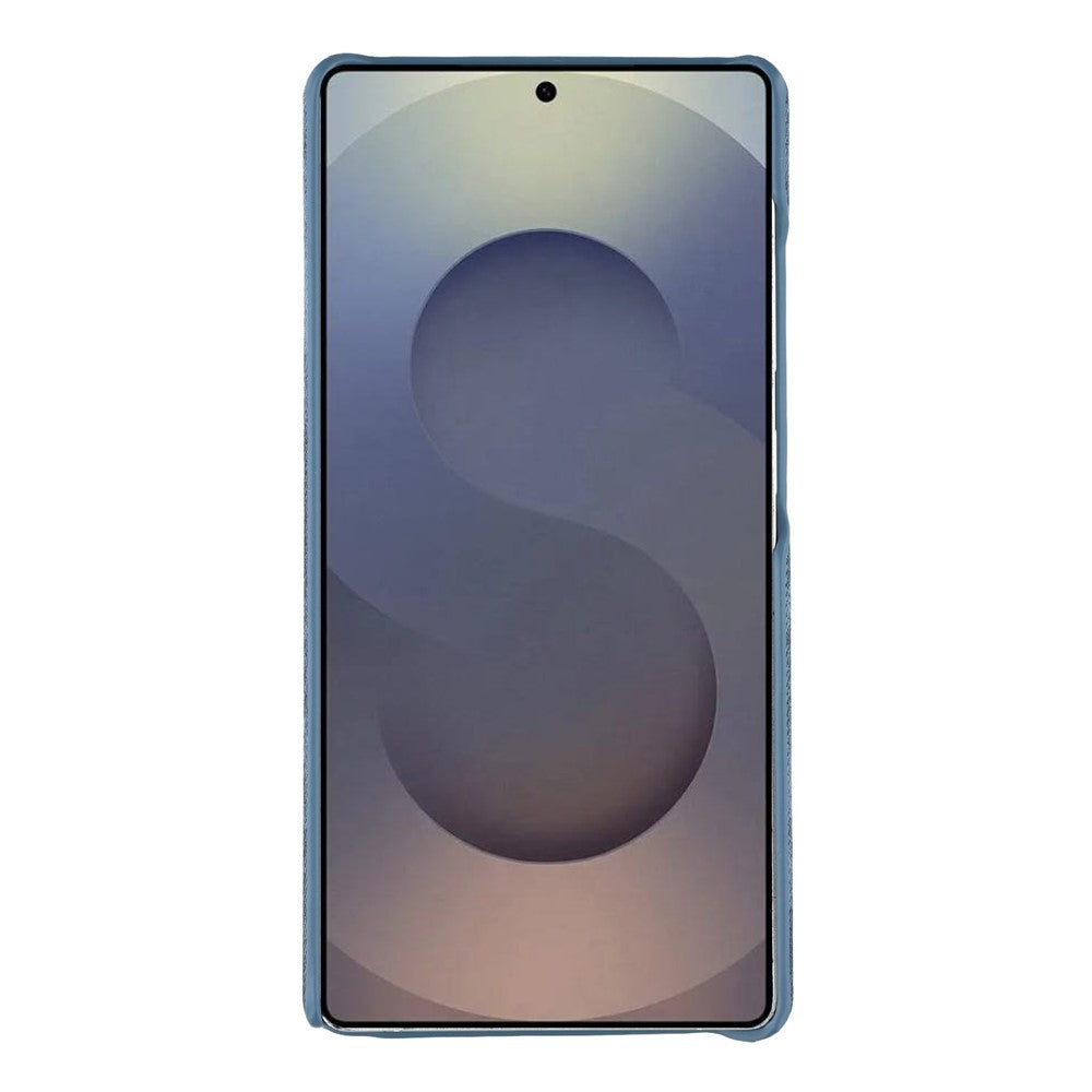 For Samsung Galaxy S25 Ultra Magnetic Case Denim Cloth Texture Leather + PC Shockproof Phone Cover