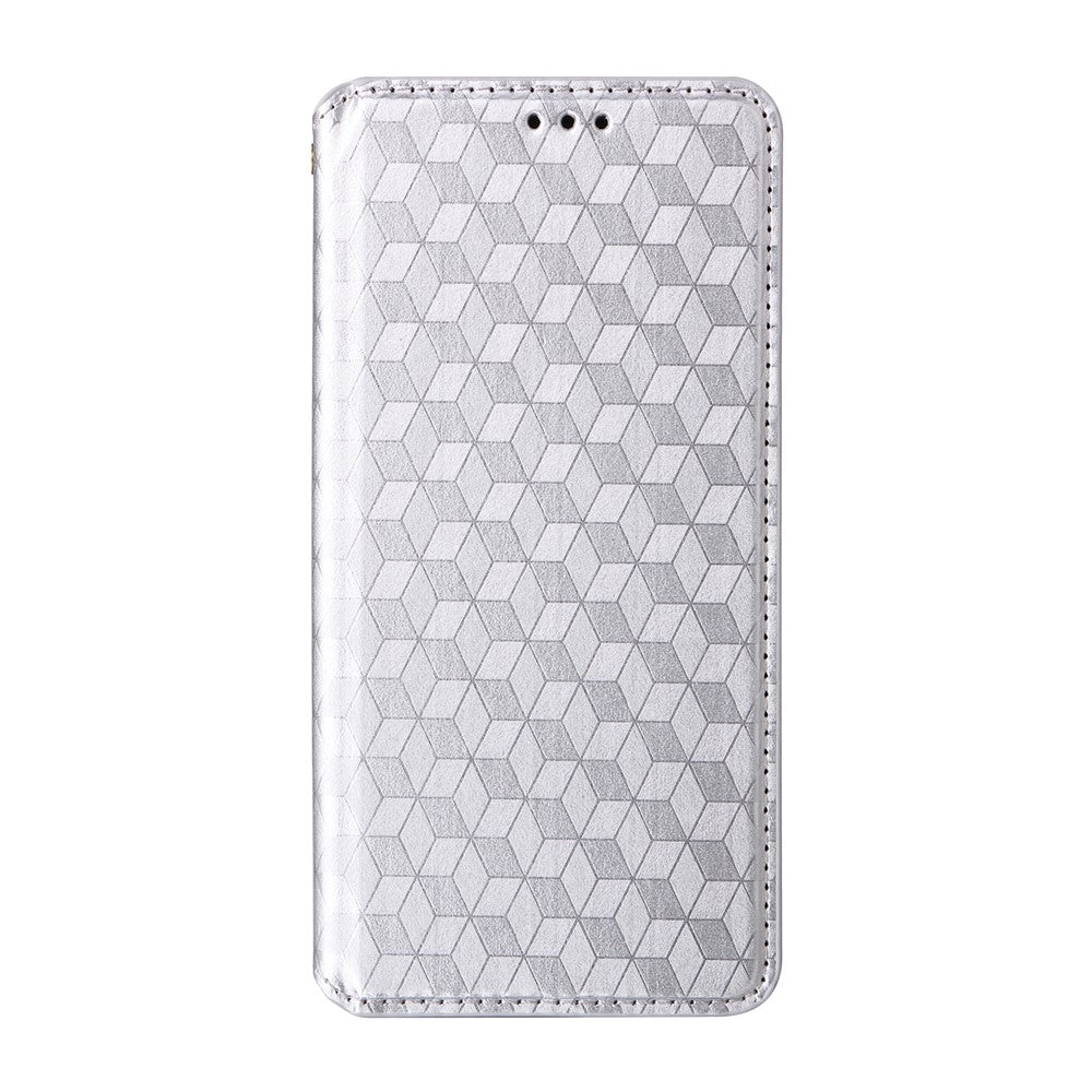 For vivo V60 Lite 4G  /  5G Case Wallet Rhombus Imprinted Leather Phone Cover