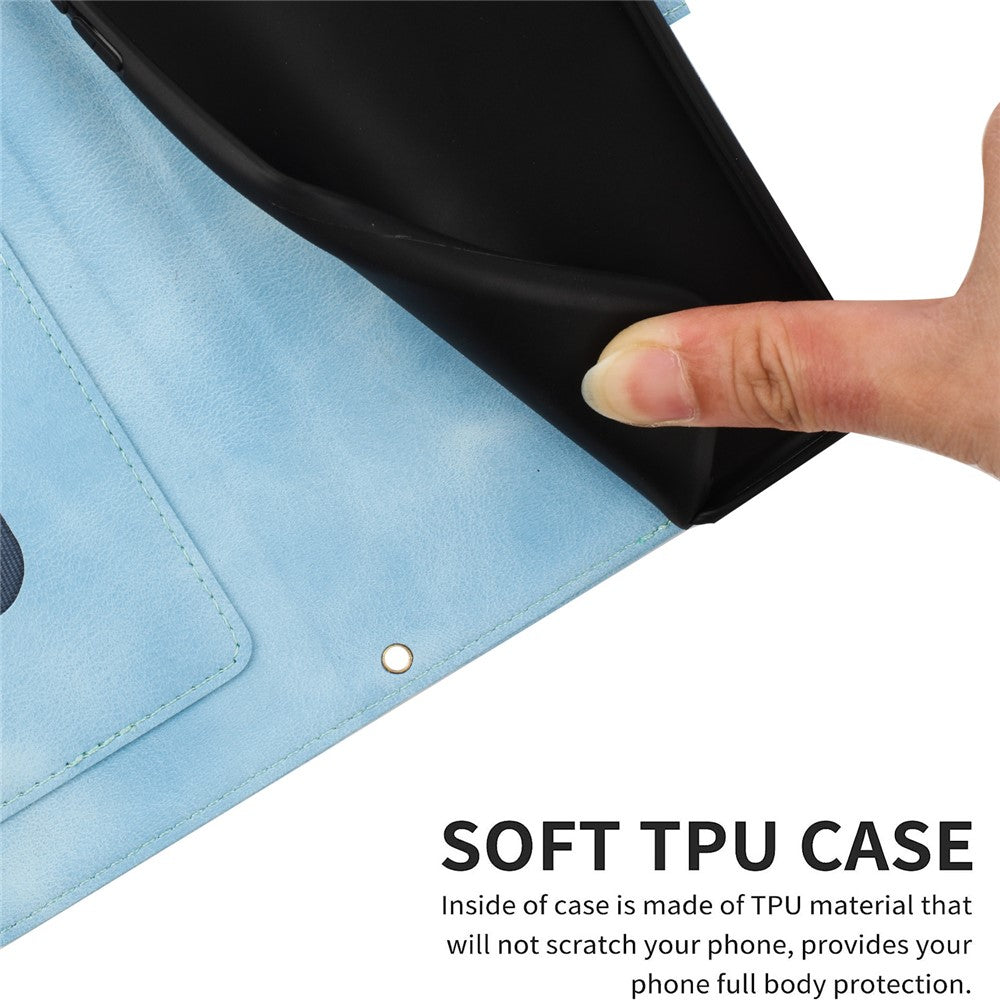 For Xiaomi 15T Pro Case PU Leather Floral Phone Cover with Card Slots