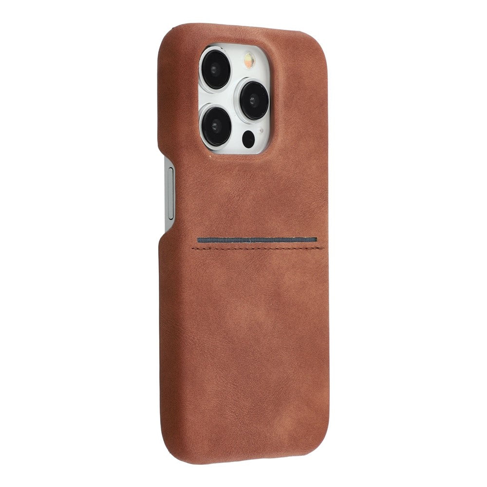 For iPhone 13 Pro Case Skin-Touch Leather + PC Phone Cover with Card Slot