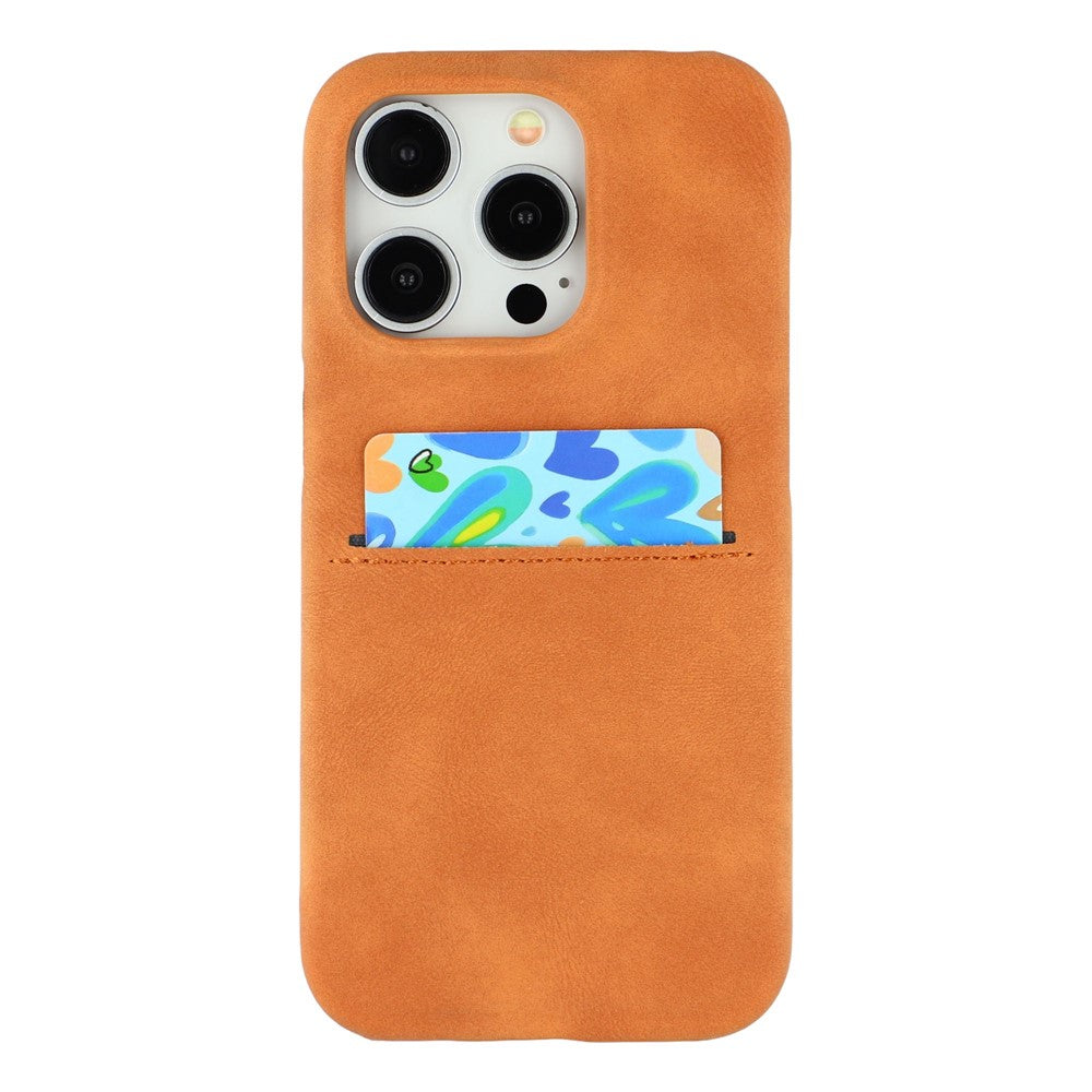 For iPhone 13 Pro Case Skin-Touch Leather + PC Phone Cover with Card Slot