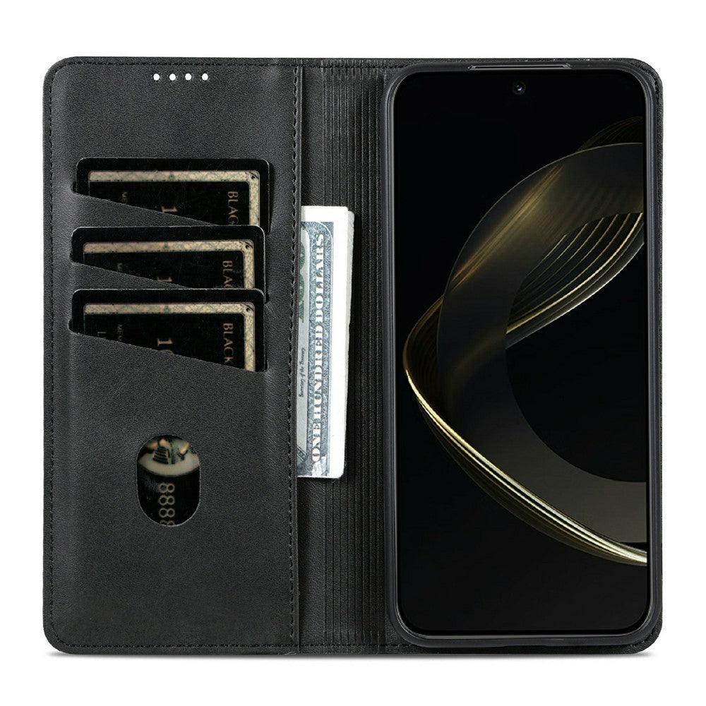 AZNS For vivo Y400 Pro 5G Case Cowhide Texture PU Leather Wallet Phone Cover