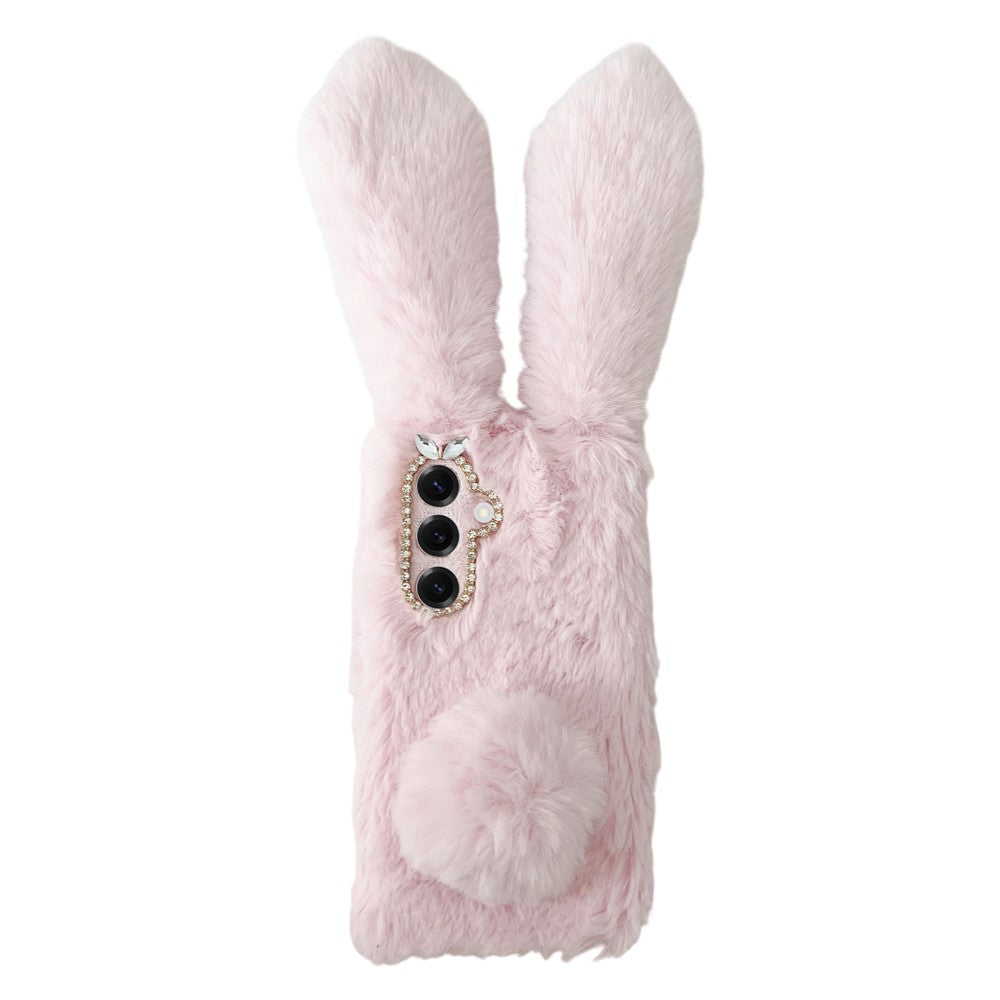 For Samsung Galaxy S26 / S26 Pro Case Plush Cute Bunny Winter Fluffy TPU Phone Cover