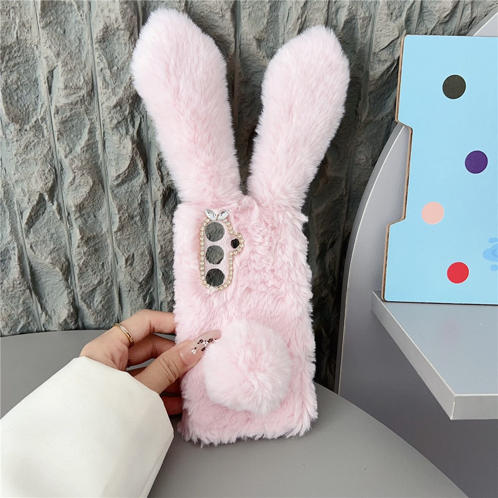 For Samsung Galaxy S26 / S26 Pro Case Plush Cute Bunny Winter Fluffy TPU Phone Cover