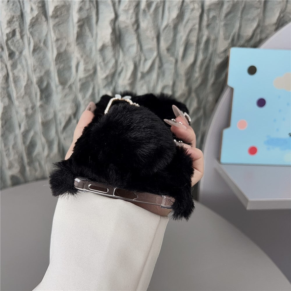 For Samsung Galaxy S26 / S26 Pro Case Plush Cute Bunny Winter Fluffy TPU Phone Cover