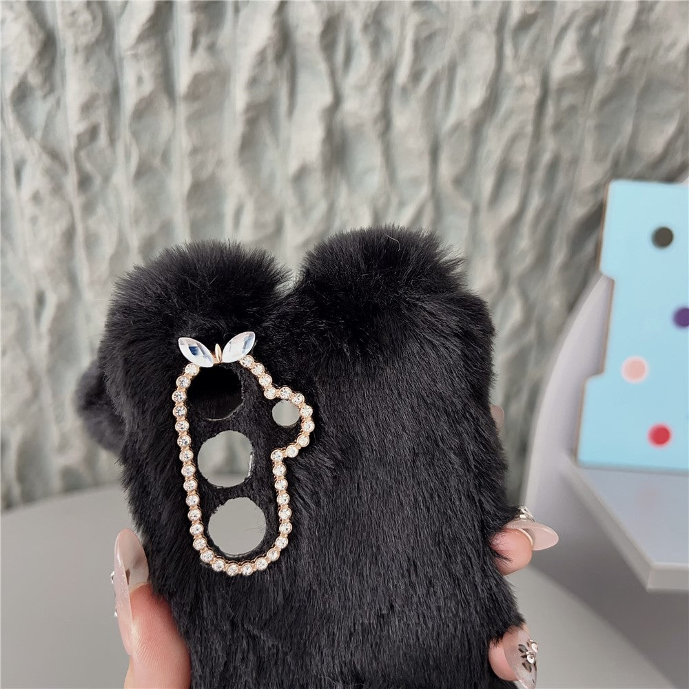 For Samsung Galaxy S26 / S26 Pro Case Plush Cute Bunny Winter Fluffy TPU Phone Cover