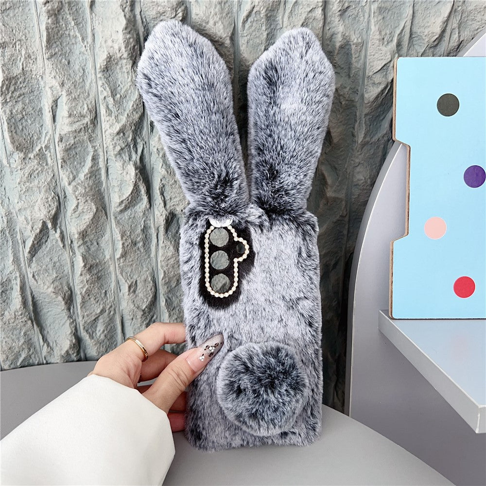 For Samsung Galaxy S26 / S26 Pro Case Plush Cute Bunny Winter Fluffy TPU Phone Cover
