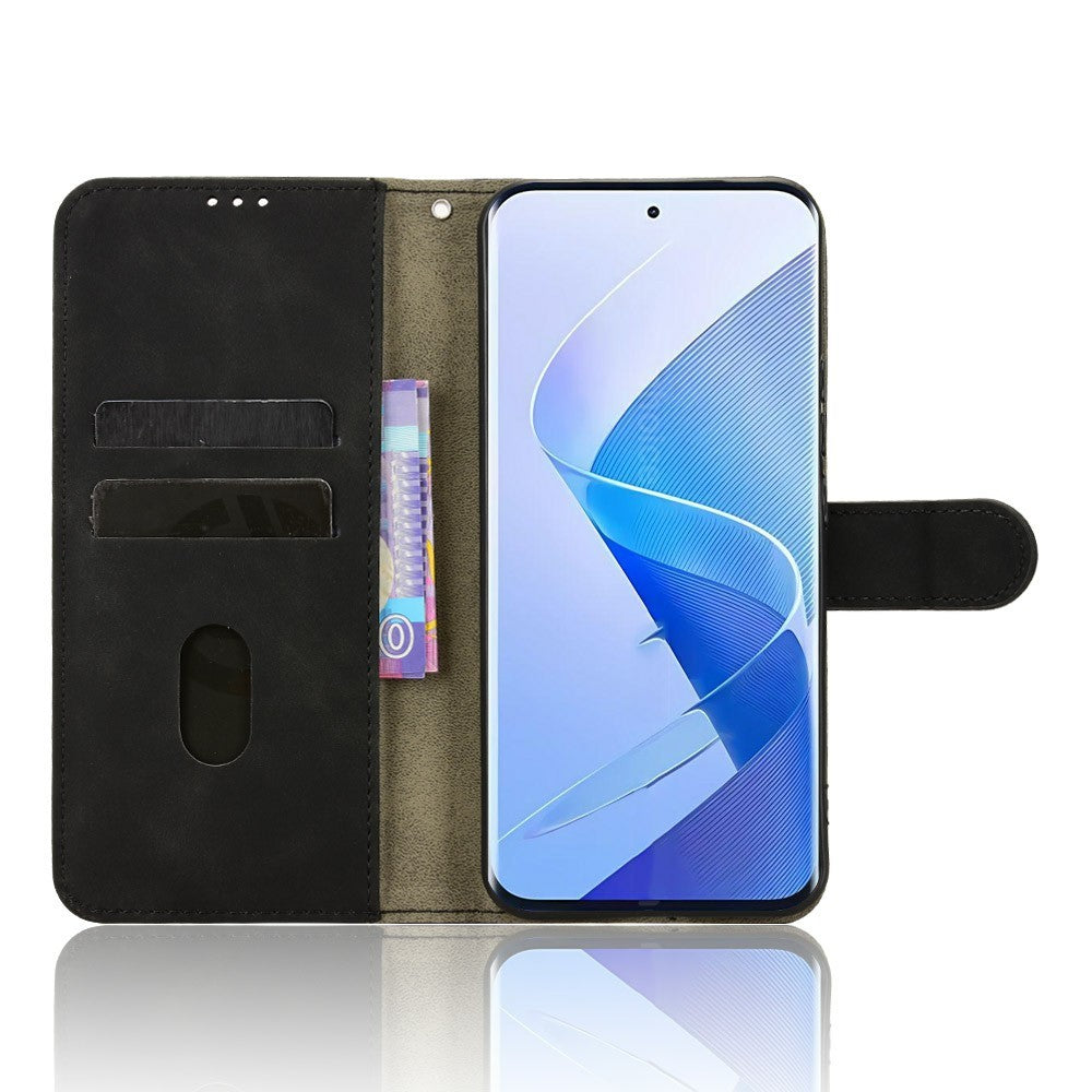 For itel Super 26 Ultra Leather Case Skin Feel Anti Drop Wallet Flip Phone Cover