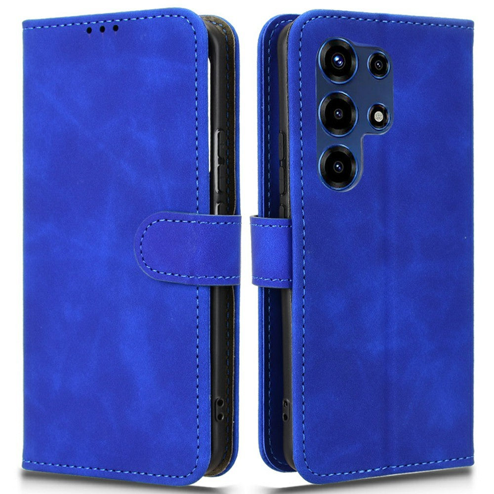 For itel Super 26 Ultra Leather Case Skin Feel Anti Drop Wallet Flip Phone Cover