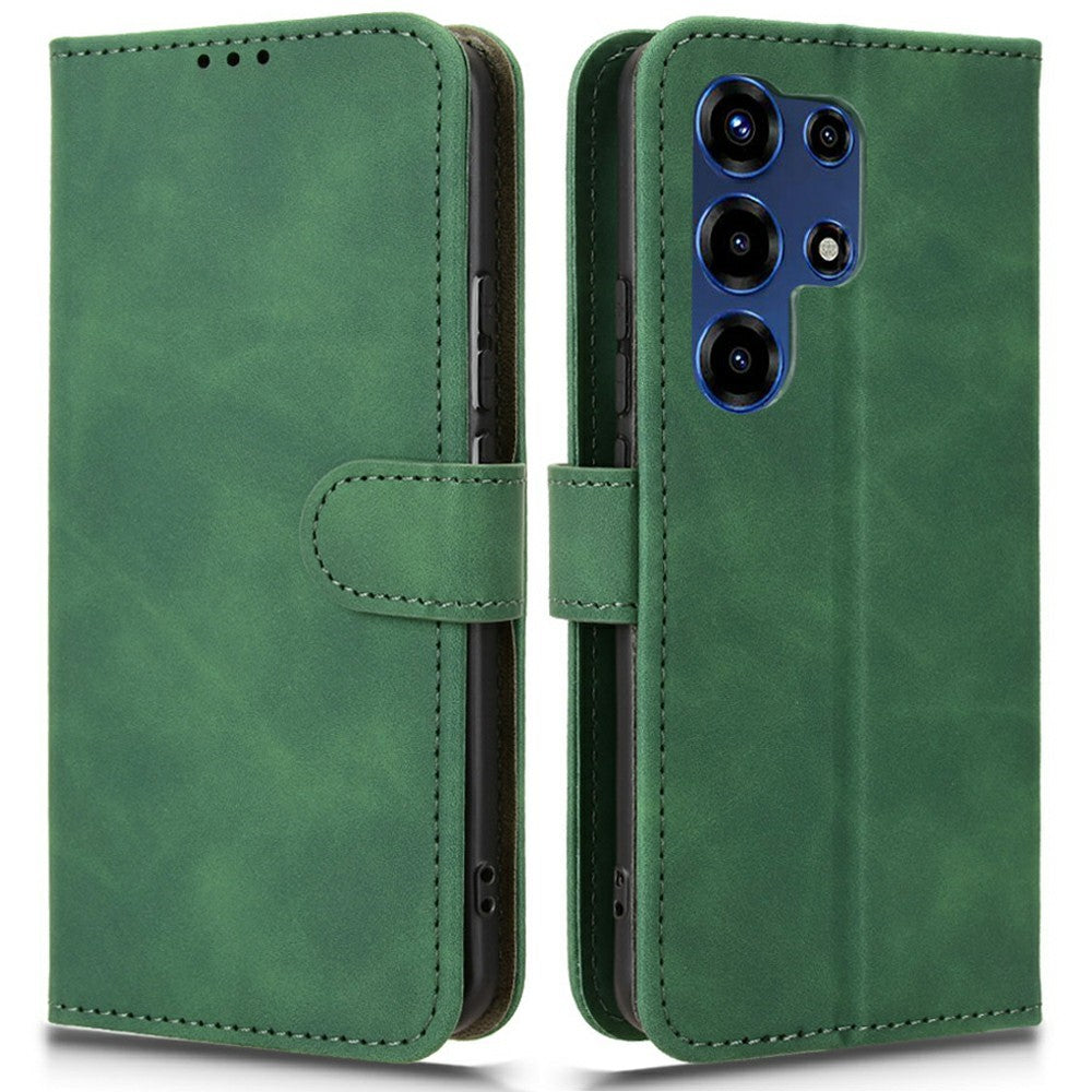 For itel Super 26 Ultra Leather Case Skin Feel Anti Drop Wallet Flip Phone Cover