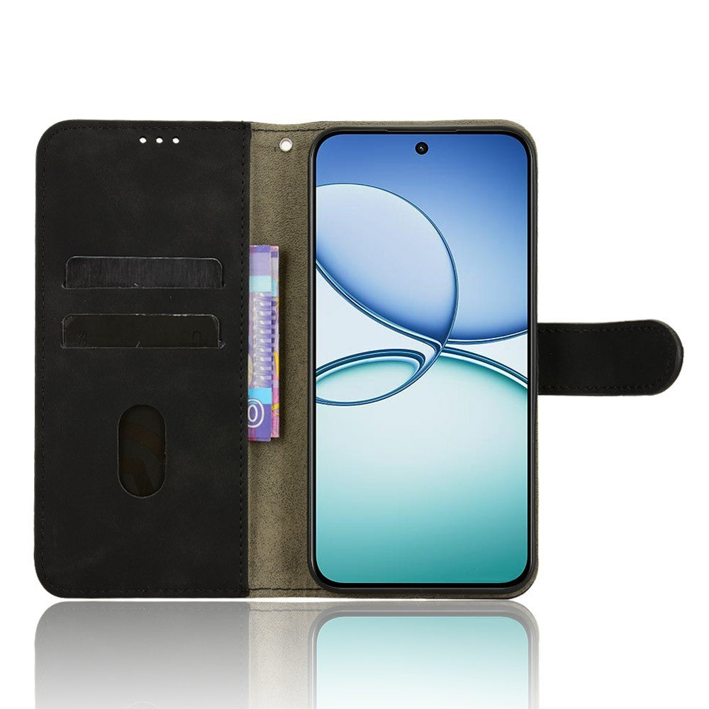 For Realme 15T 5G Leather Case Skin Feel Anti Drop Wallet Flip Phone Cover