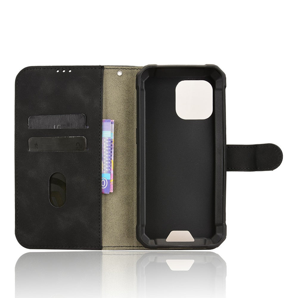 For Blackview BV5300 Leather Case Skin Feel Anti Drop Wallet Flip Phone Cover