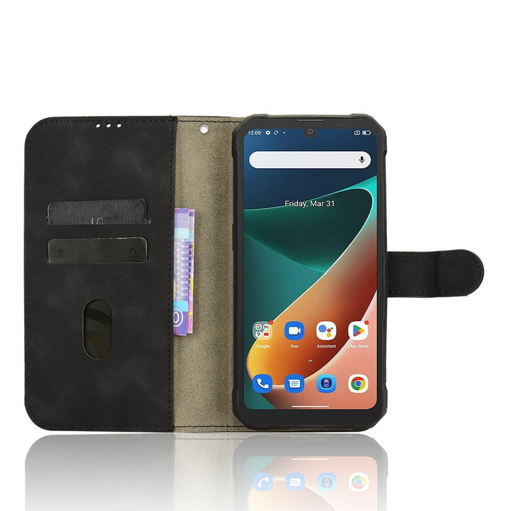 For Blackview BV5300 Leather Case Skin Feel Anti Drop Wallet Flip Phone Cover