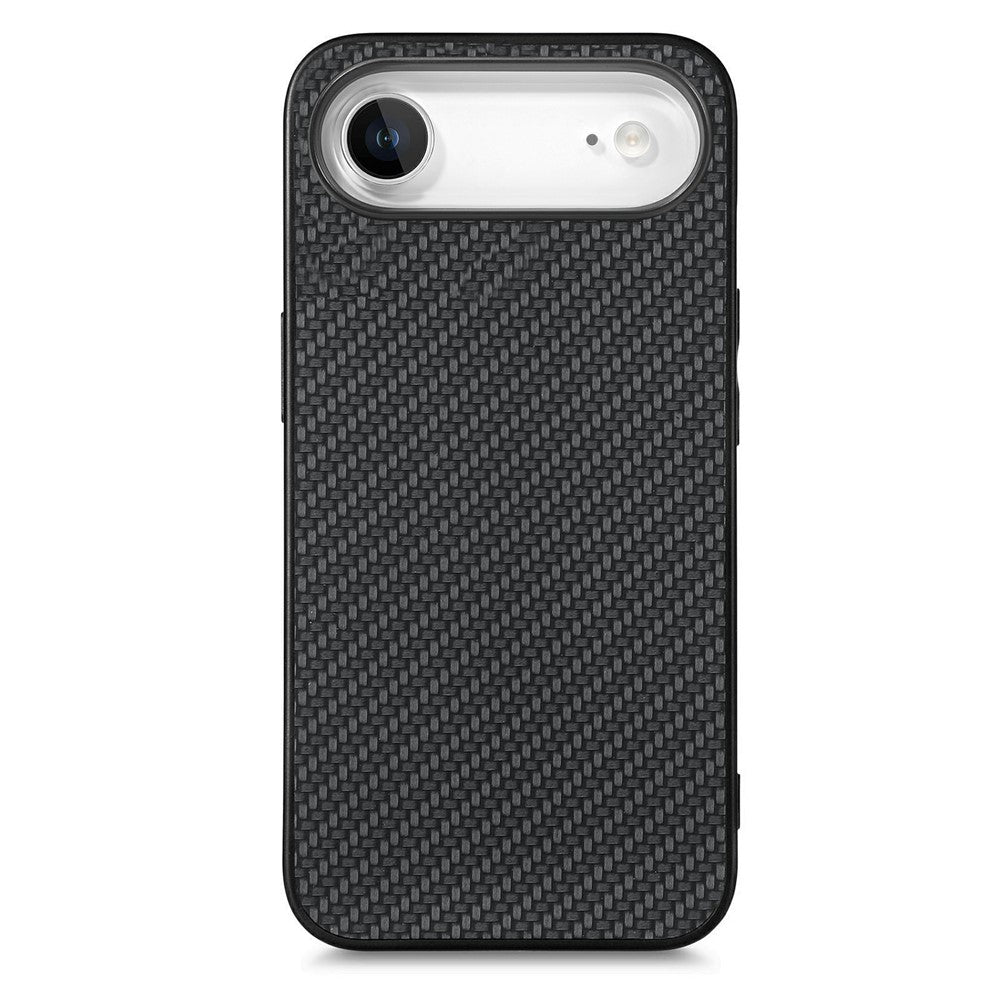 For iPhone Air Case Carbon Fiber Texture PU Leather + PC + TPU Phone Cover